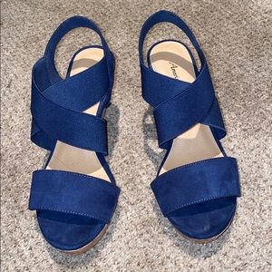 blue wedges